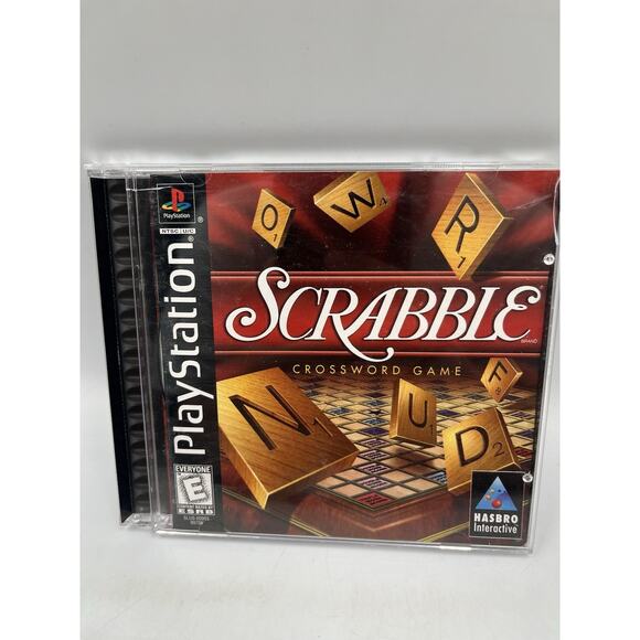 Scrabble Crossword Game Sony PlayStation PS1 1999 Complete - Picture 1 of 5